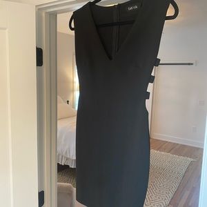 Black fabrik mini dress